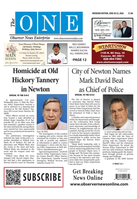 Cover of Observer News Enterprise