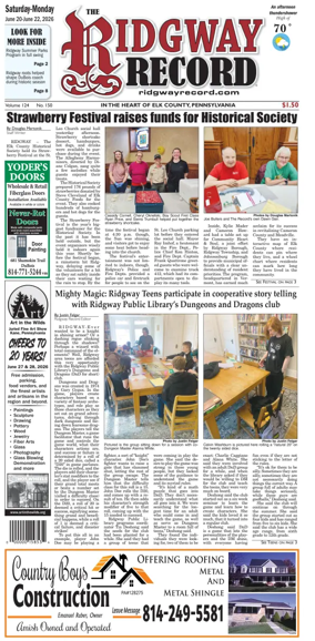 Cover of Ridgway Record
