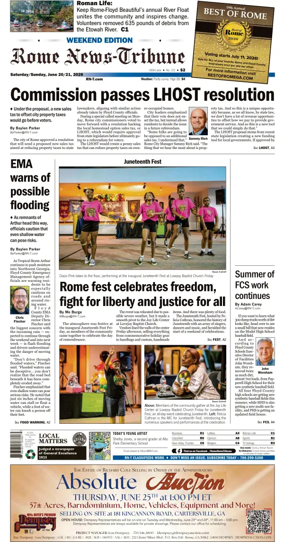 Cover of Rome News-Tribune