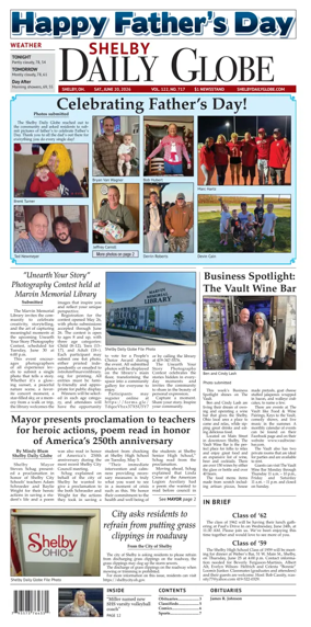Cover of Shelby Daily Globe