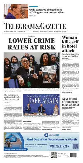Cover of Telegram & Gazette
