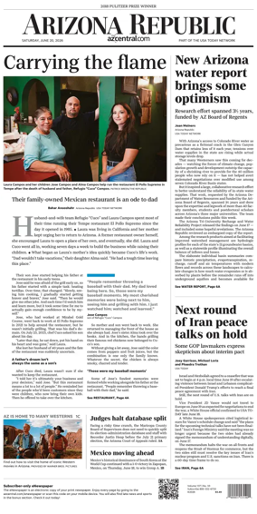 Cover of The Arizona Republic
