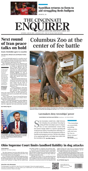 Cover of The Cincinnati Enquirer