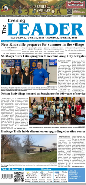 Cover of The Evening Leader