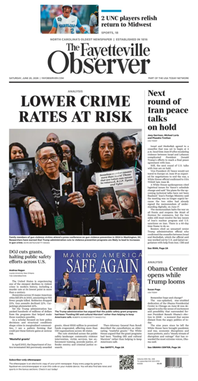 Cover of The Fayetteville Observer