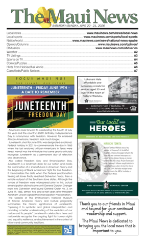 Cover of The Maui News - Weekender