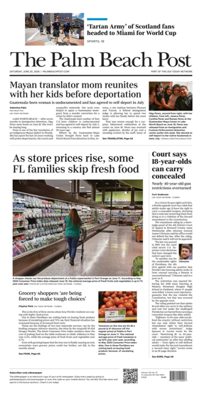Cover of The Palm Beach Post