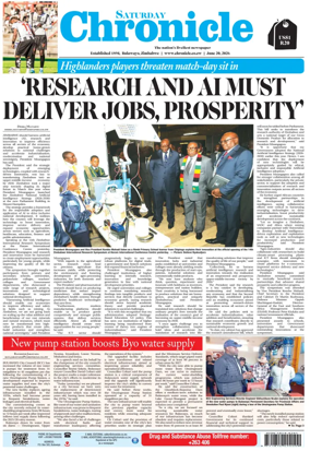 Cover of Chronicle (Zimbabwe)