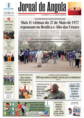 Cover of Jornal de Angola