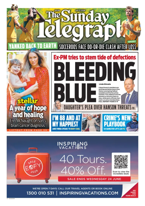 Cover of The Daily Telegraph (Sydney)