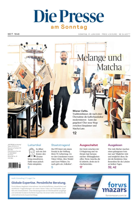 Cover of Die Presse am Sonntag