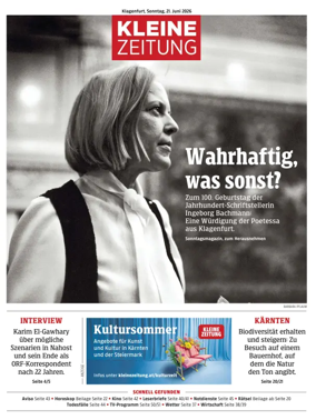 Cover of Kleine Zeitung Kaernten