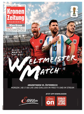Cover of Kronen Zeitung