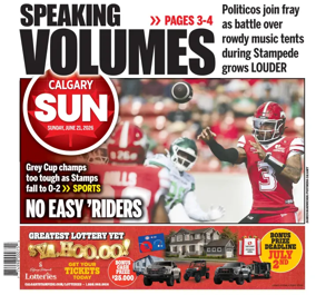 Cover of Calgary Sun