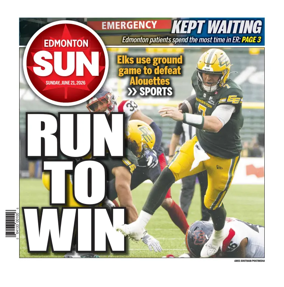 Cover of Edmonton Sun