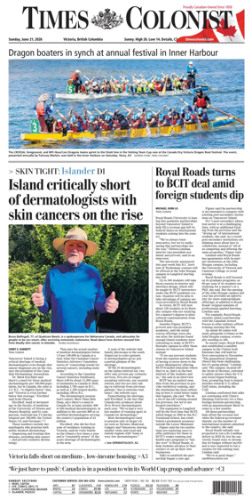Cover of Times Colonist