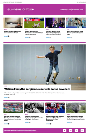 Cover of Euronews Culture and Sport (Turkish) Compiled Edition