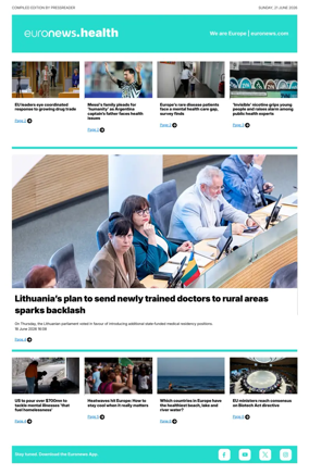 Cover of Euronews Health (English) Compiled Edition