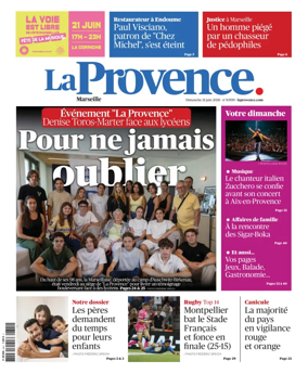 Cover of La Provence Marseille