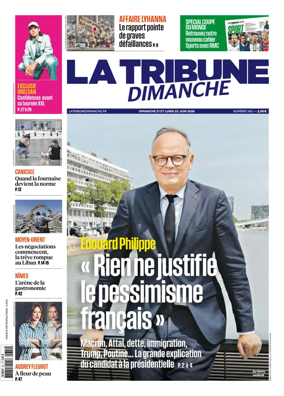 Cover of La Tribune Dimanche (France)
