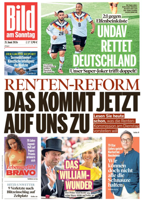 Cover of Bild am Sonntag