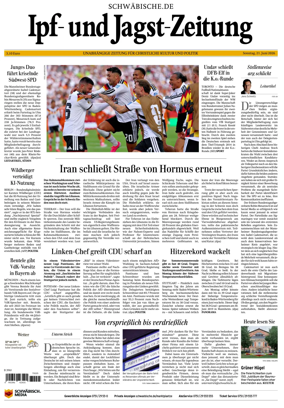 Cover of Ipf- und Jagst-Zeitung