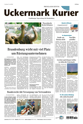 Cover of Prenzlauer Zeitung