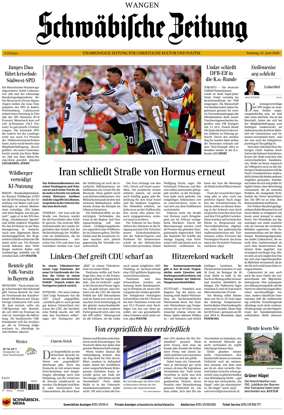 Cover of Schwabische Zeitung (Wangen)