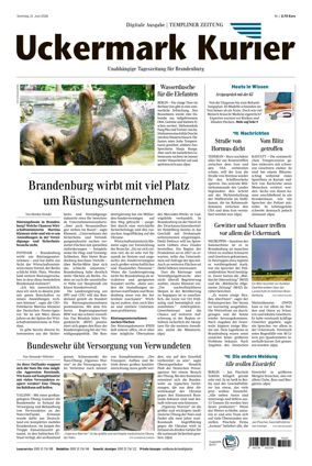 Cover of Templiner Zeitung