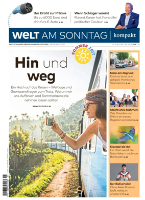 Cover of Welt am Sonntag - kompakt