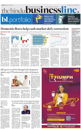 Cover of BusinessLine (Kolkata)