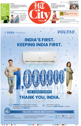 Cover of Hindustan Times (Patna) - Live