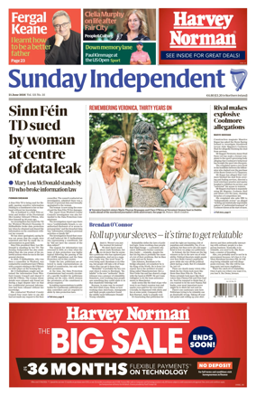 Cover of Sunday Independent (Ireland)