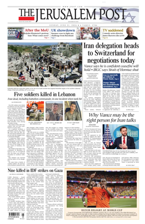 Cover of The Jerusalem Post
