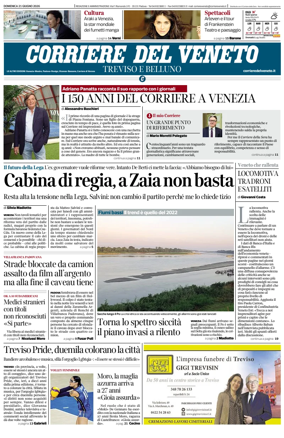 Cover of Corriere del Veneto (Treviso e Belluno)