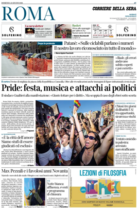Cover of Corriere della Sera (Roma)