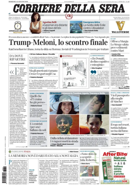 Cover of Corriere della Sera