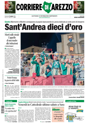 Cover of Corriere di Arezzo