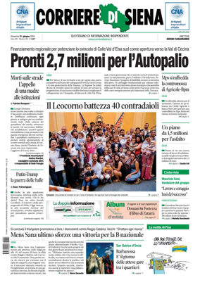 Cover of Corriere di Siena