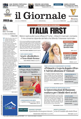 Cover of Il Giornale (Italy)