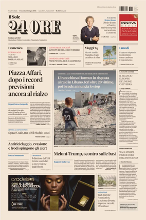 Cover of Il Sole 24 Ore