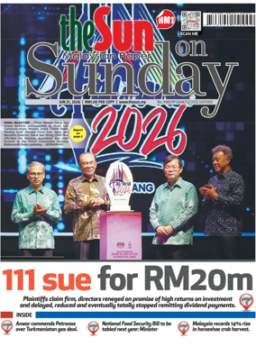 Cover of The Sun (Malaysia)