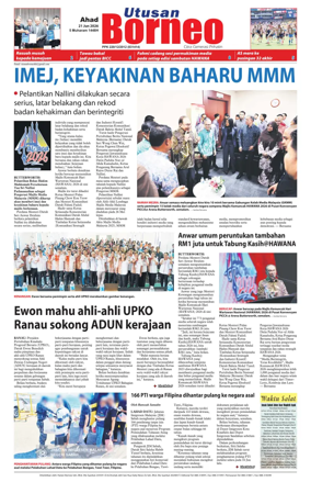 Cover of Utusan Borneo (Sabah)