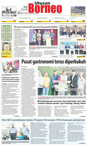 Cover of Utusan Borneo (Sarawak)
