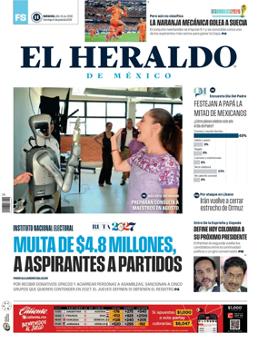 Cover of El Heraldo de Mexico