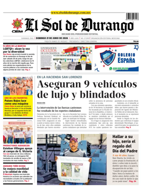 Cover of El Sol de Durango