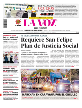 Cover of La Voz de la Frontera