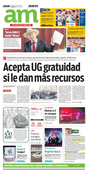 Cover of Periodico AM (Leon)