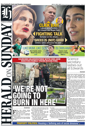 Cover of Herald on Sunday