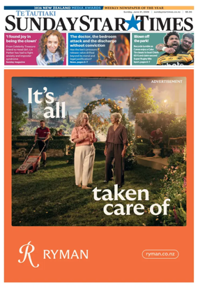 Cover of Sunday Star-Times